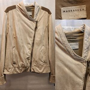 Marrakech Women's Moto Jacket • Zipper Sleeves • Super Soft • Great Fit • XL